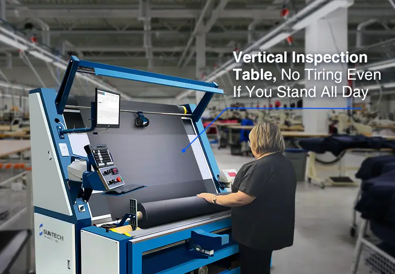 Garment Woven Fabric Inspection Machine | SUNTECH Textile Machinery