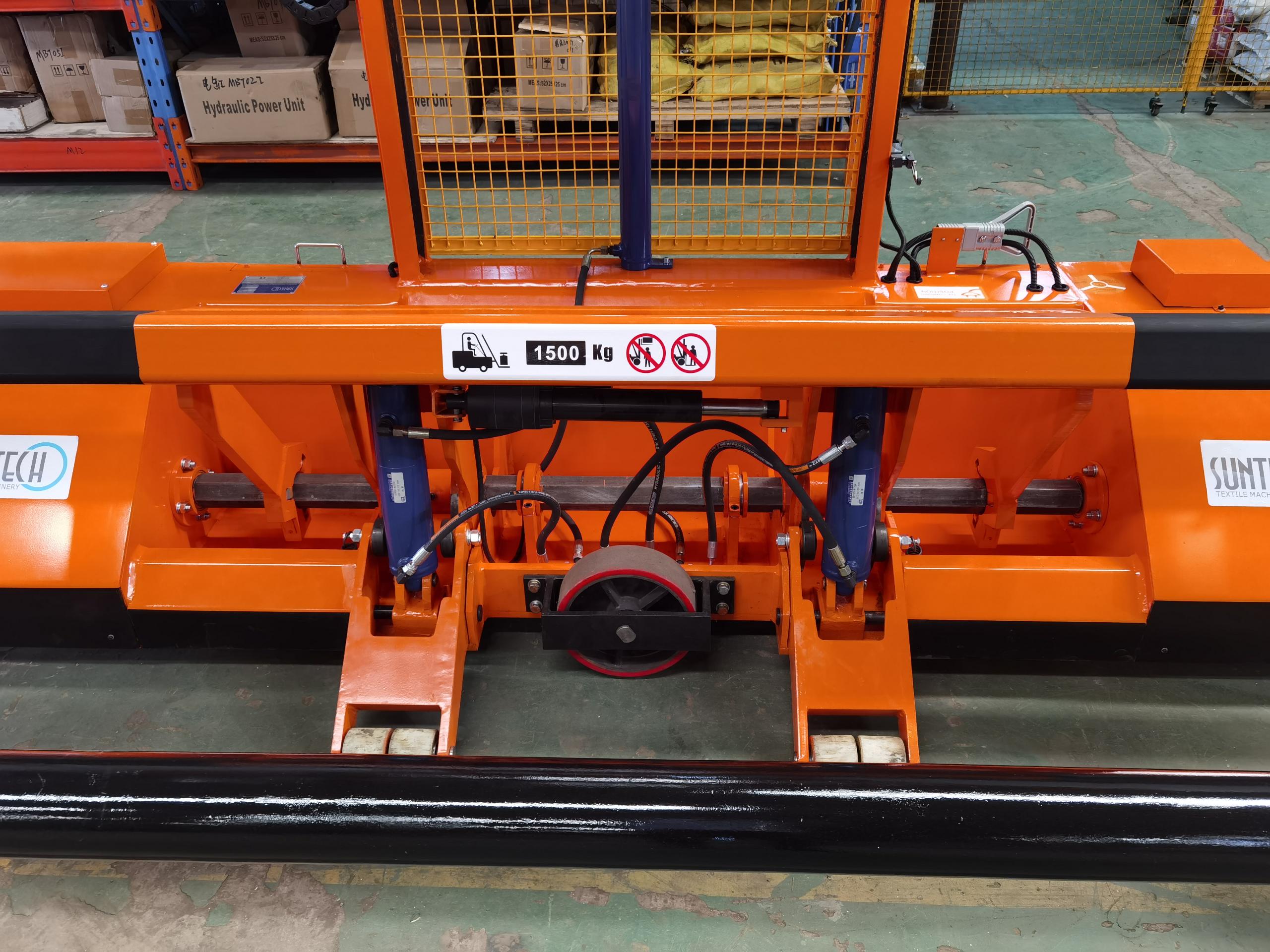 warp beam lift trolley