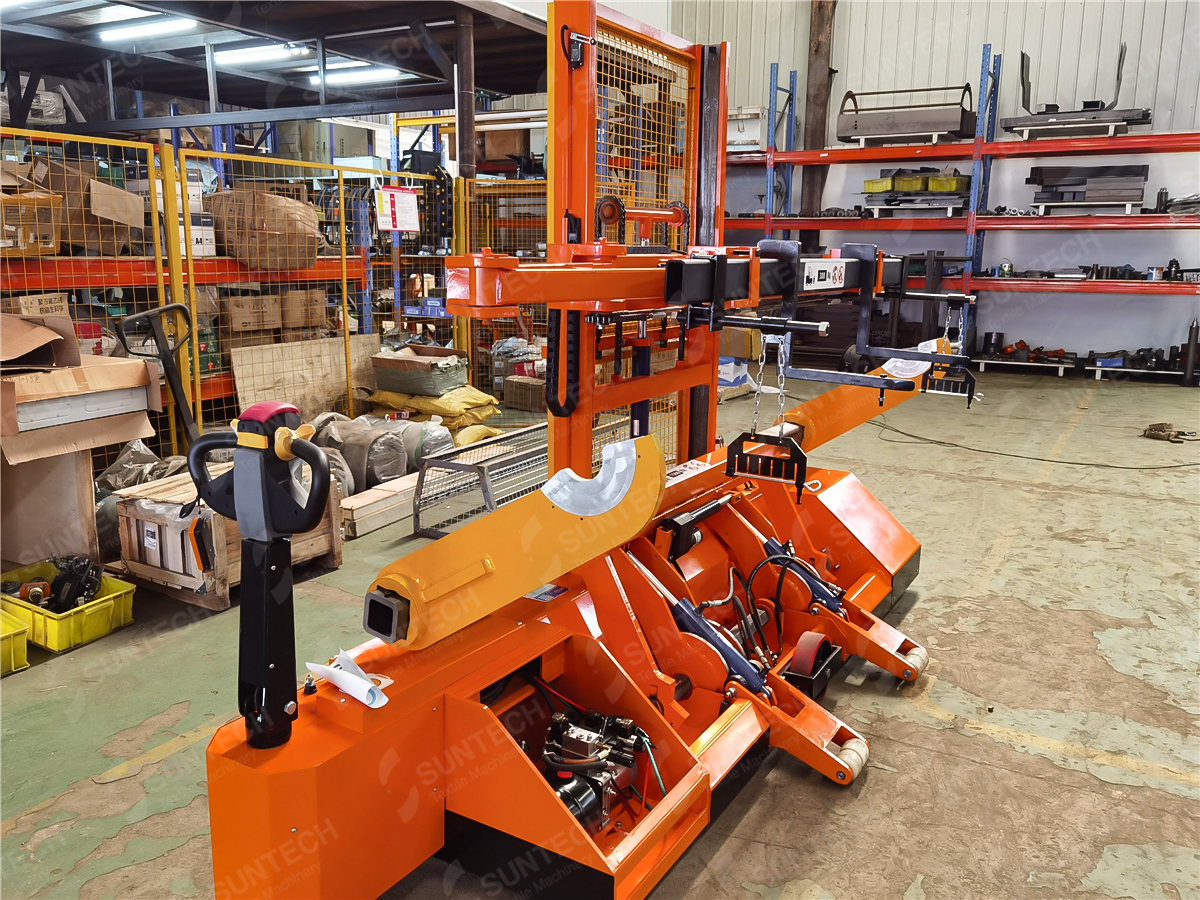 electric warp beam lift trolley